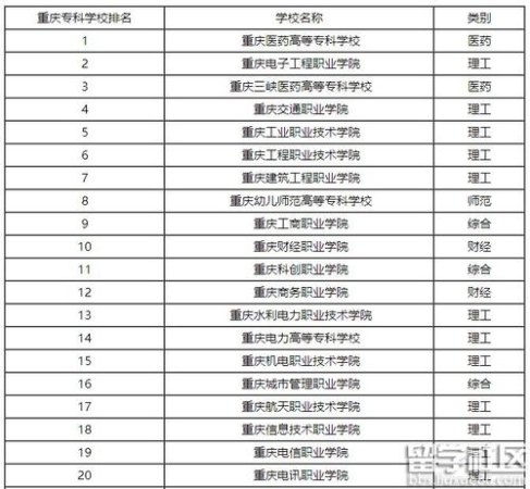 重庆计算机大学排名？